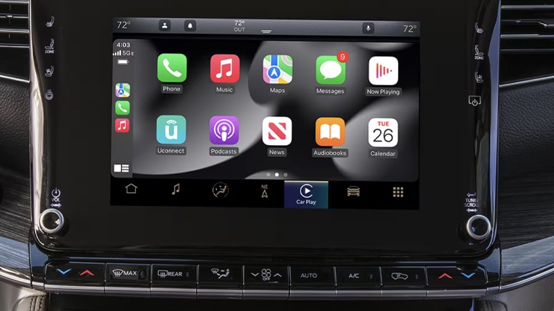 2024 Wagoneer 10.1-inch infotainment display
