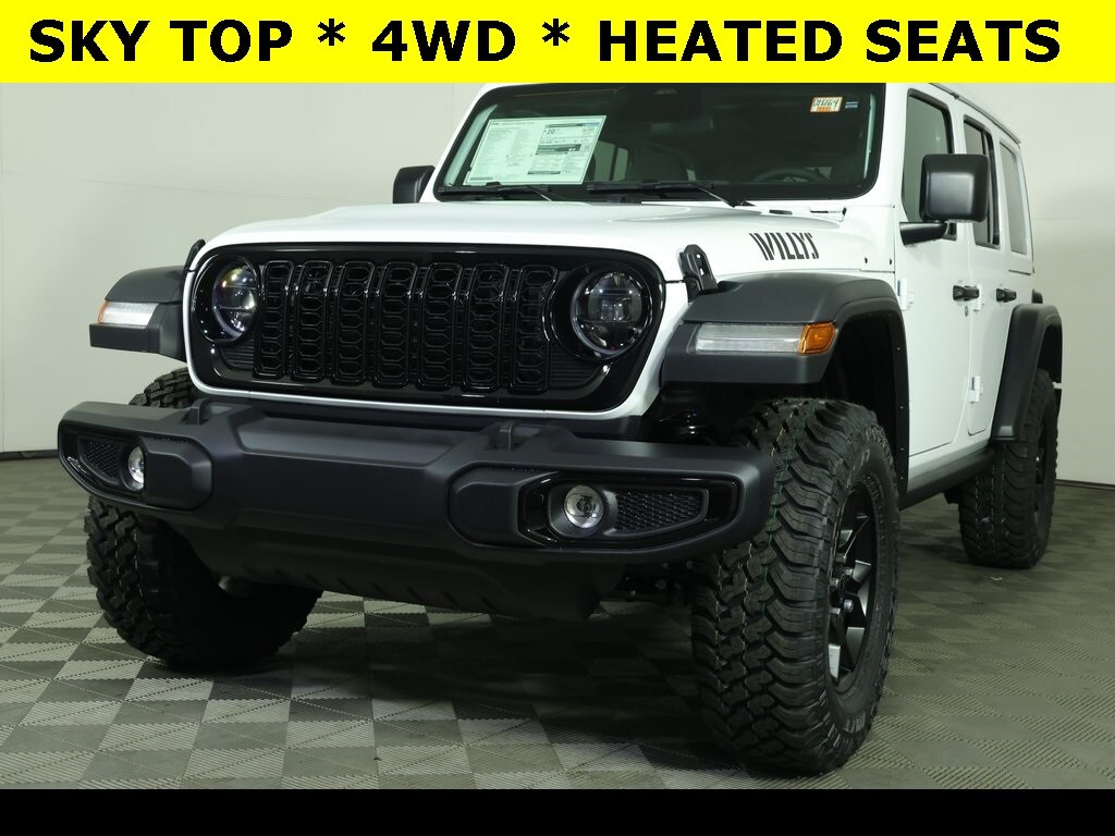 New 2026 Jeep Wrangler 4-DOOR WILLYS Sport Utility