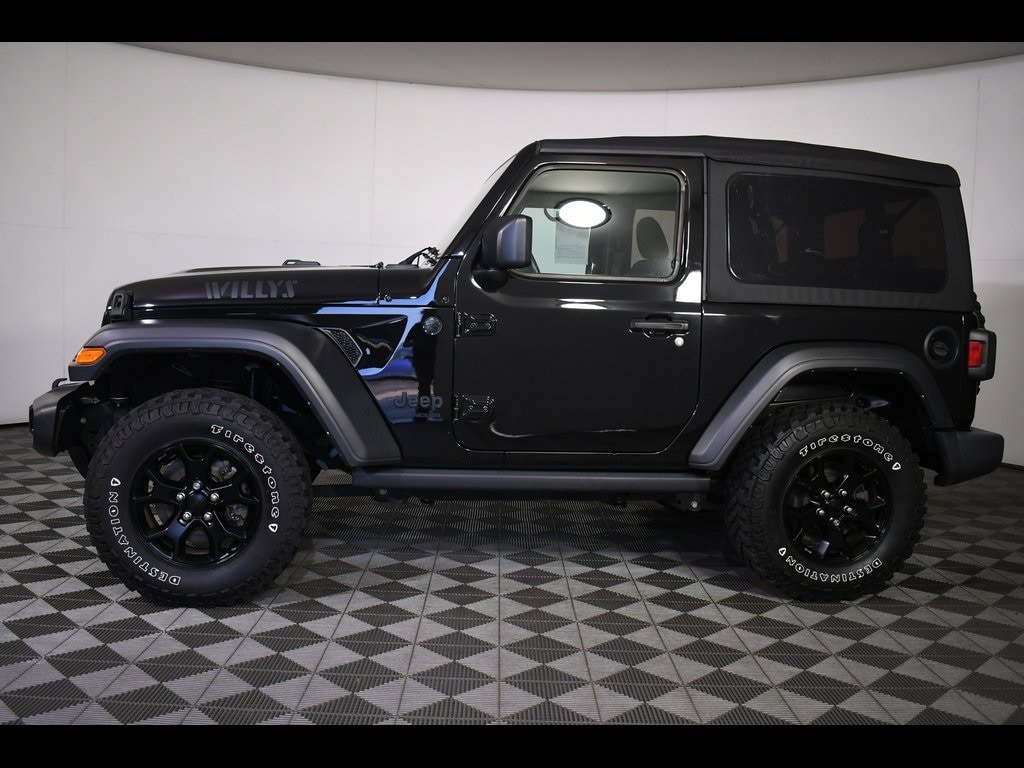 Used 2021 Jeep Wrangler Willys with VIN 1C4GJXAN8MW729803 for sale in Massillon, OH