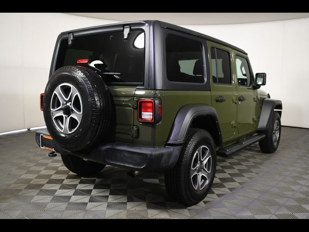 Used 2022 Jeep Wrangler Unlimited Sport S with VIN 1C4HJXDN3NW123231 for sale in Massillon, OH