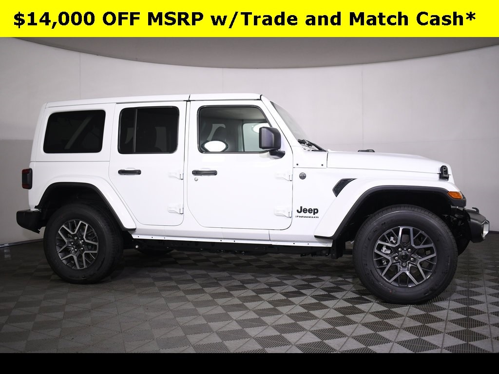 New 2025 Jeep Wrangler 4-DOOR SAHARA Sport Utility