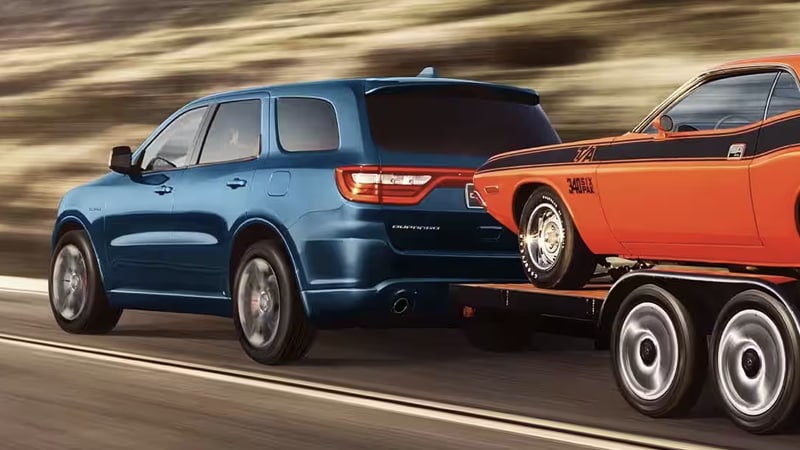 2024 Dodge Durango maximum towing capacity of 8,700 pounds