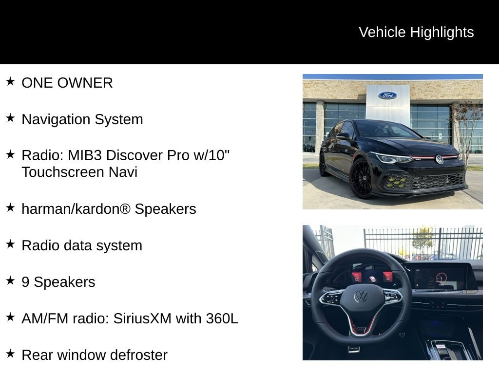 Used 2024 Volkswagen Golf GTI Autobahn Hatchback