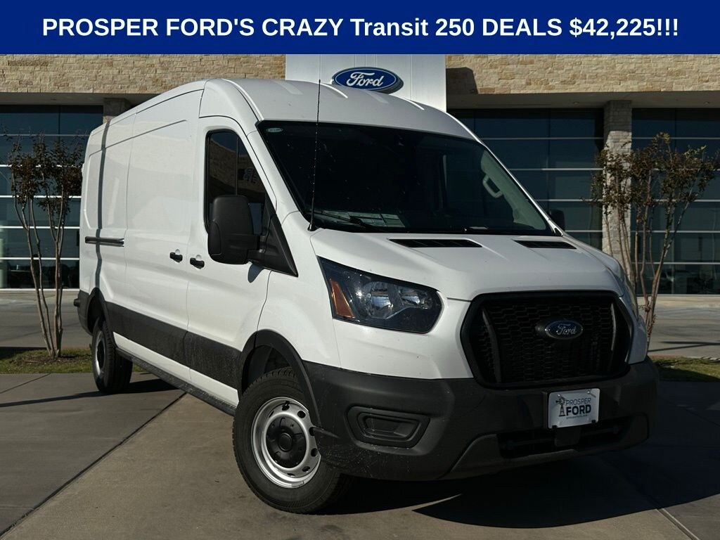 New 2025 Ford Transit Commercial Cargo Van Van Medium Roof Van