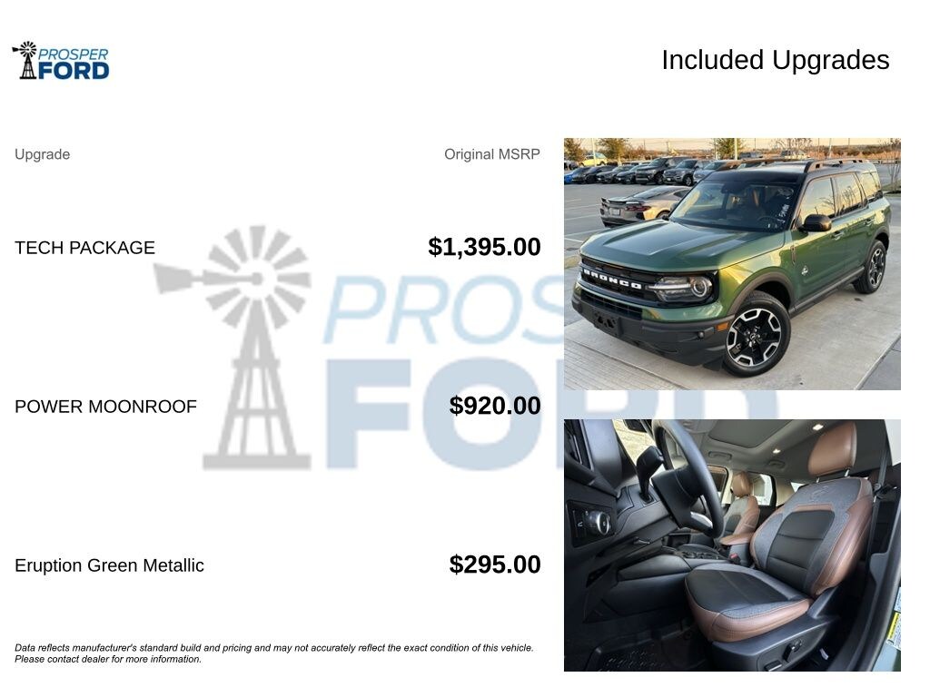 Certified 2024 Ford Bronco Sport Outer Banks SUV