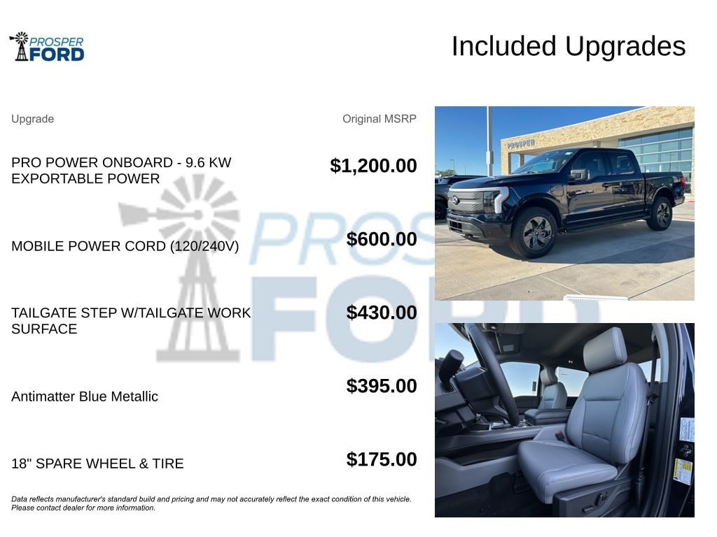 New 2025 Ford F-150 Lightning Flash Truck SuperCrew Cab