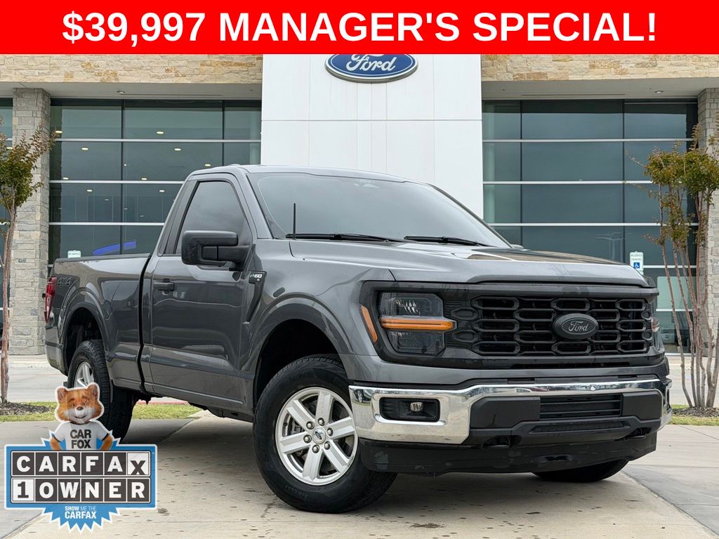 Carbonized Gray 2024 Ford F-150 Pickup Truck Four-Wheel Drive Automatic