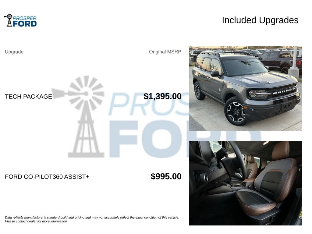 Certified 2024 Ford Bronco Sport Outer Banks SUV