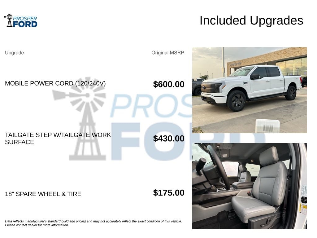 New 2025 Ford F-150 Lightning Flash Truck SuperCrew Cab