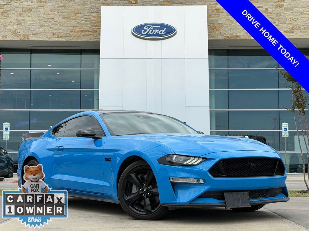 Grabber Blue Metallic 2023 Ford Mustang Coupe Rear-Wheel Drive Automatic