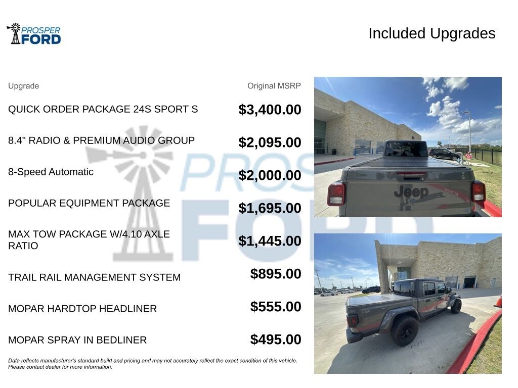 Used 2021 Jeep Gladiator Sport Truck Crew Cab