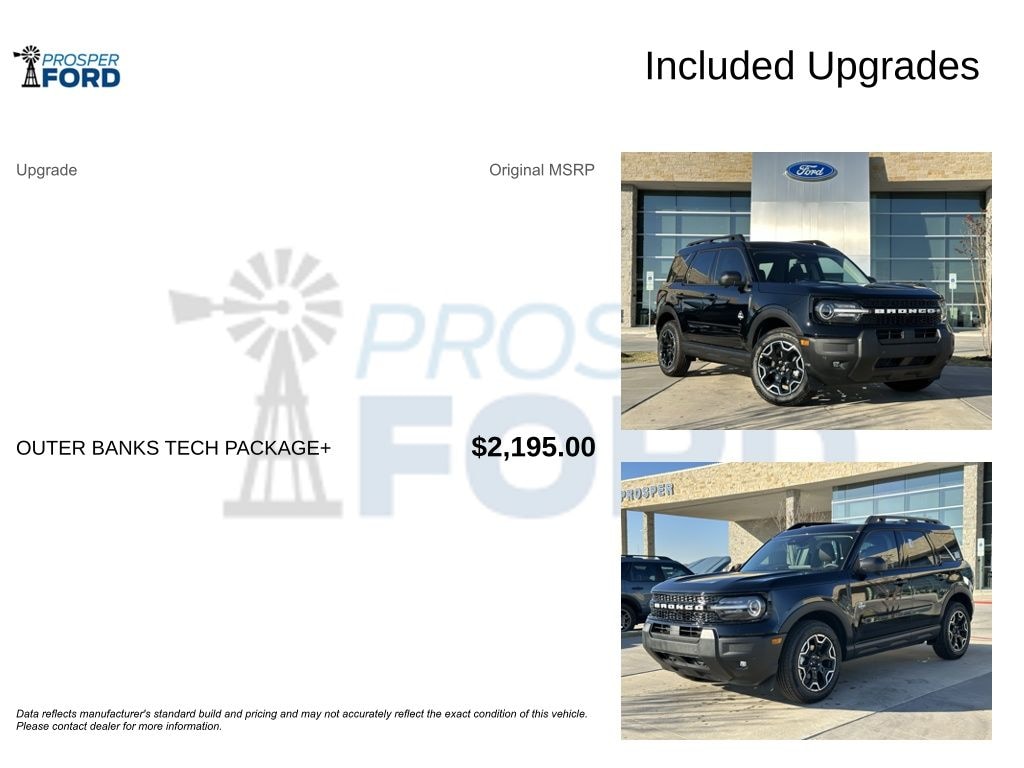 New 2025 Ford Bronco Sport Outer Banks SUV