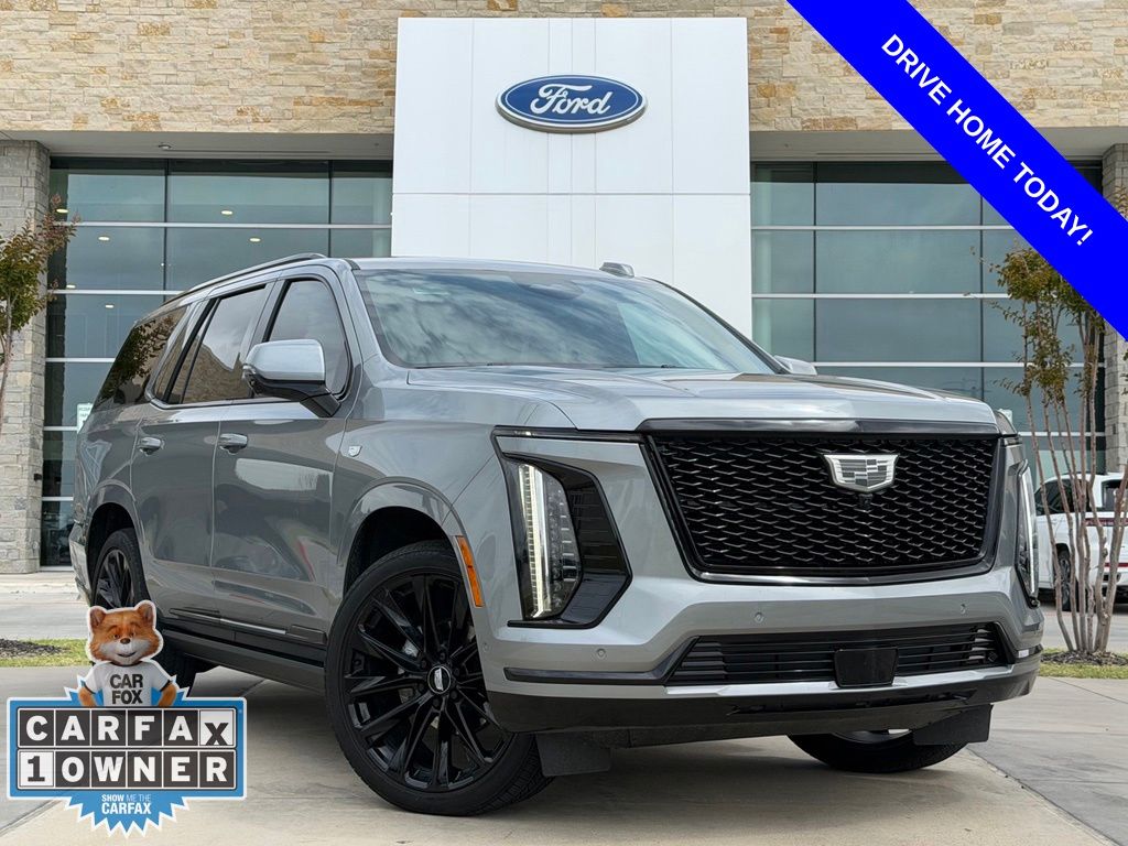 Argent Silver 2025 Cadillac Escalade SUV / Crossover Four-Wheel Drive Automatic