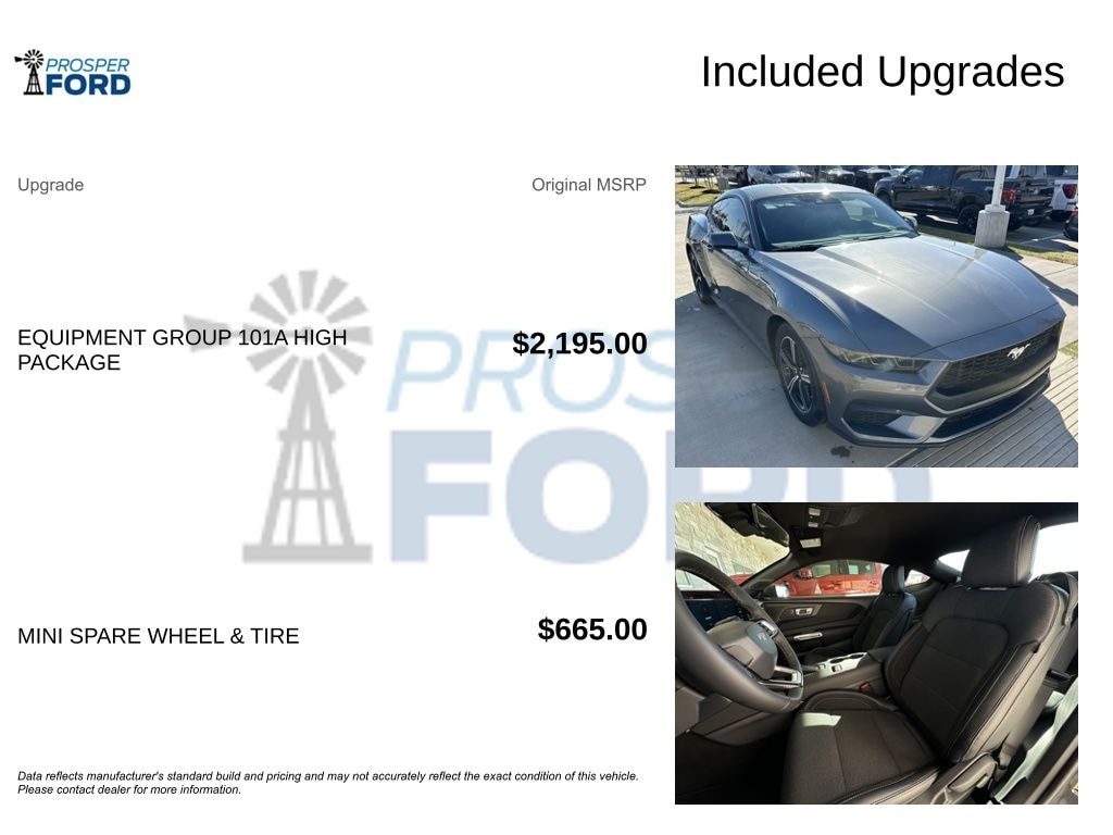 New 2025 Ford Mustang Ecoboost Fastback Coupe