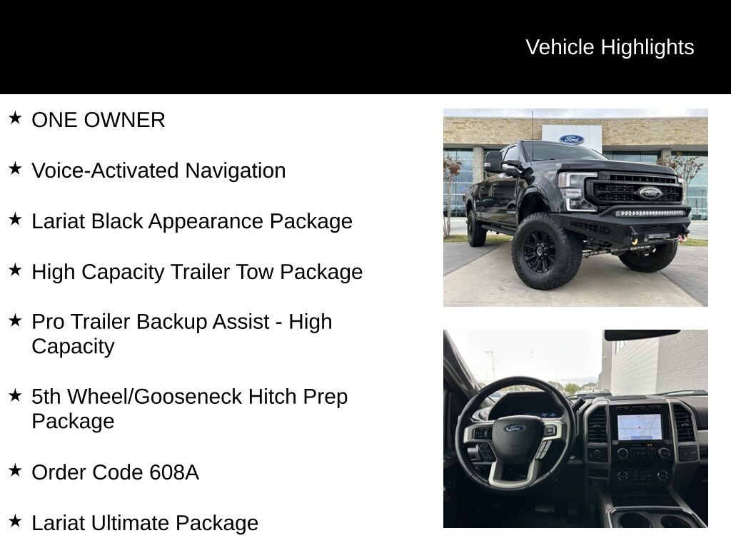 Used 2021 Ford F-250 Lariat Truck Crew Cab