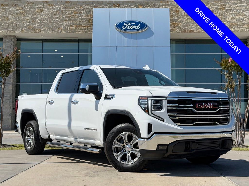 Summit White 2024 GMC Sierra 1500 Pickup Truck Four-Wheel Drive Automatic