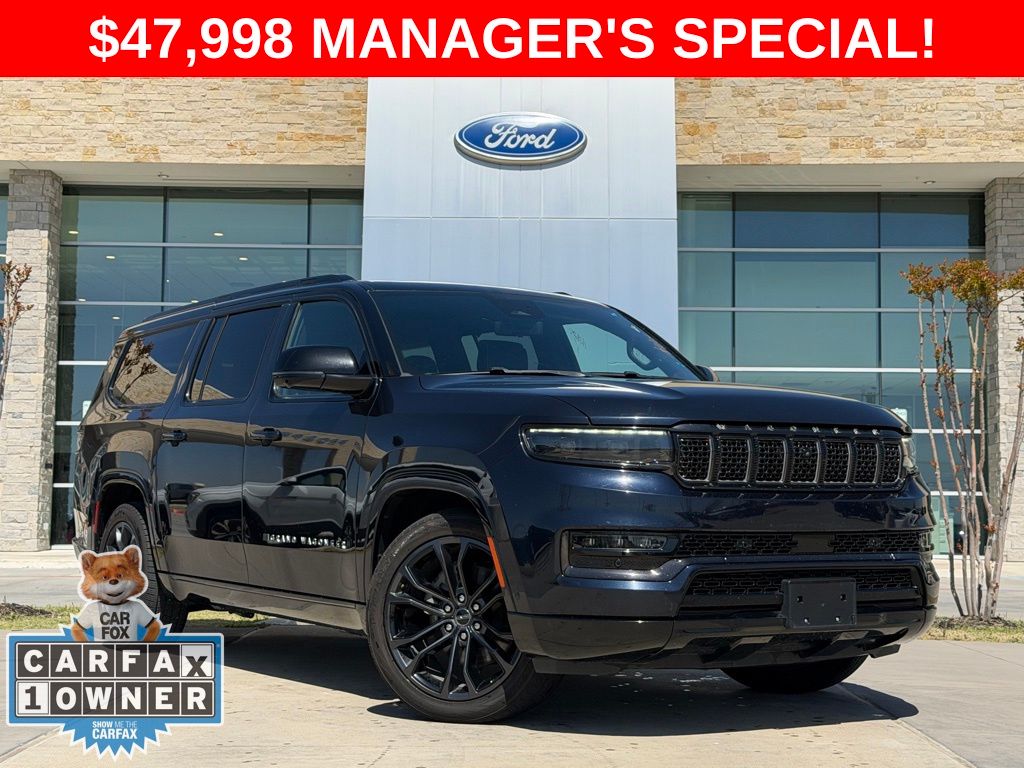 Midnight Sky 2024 Jeep Grand Wagoneer L Obsidian 4WD SUV / Crossover Four-Wheel Drive 8-Speed Automatic