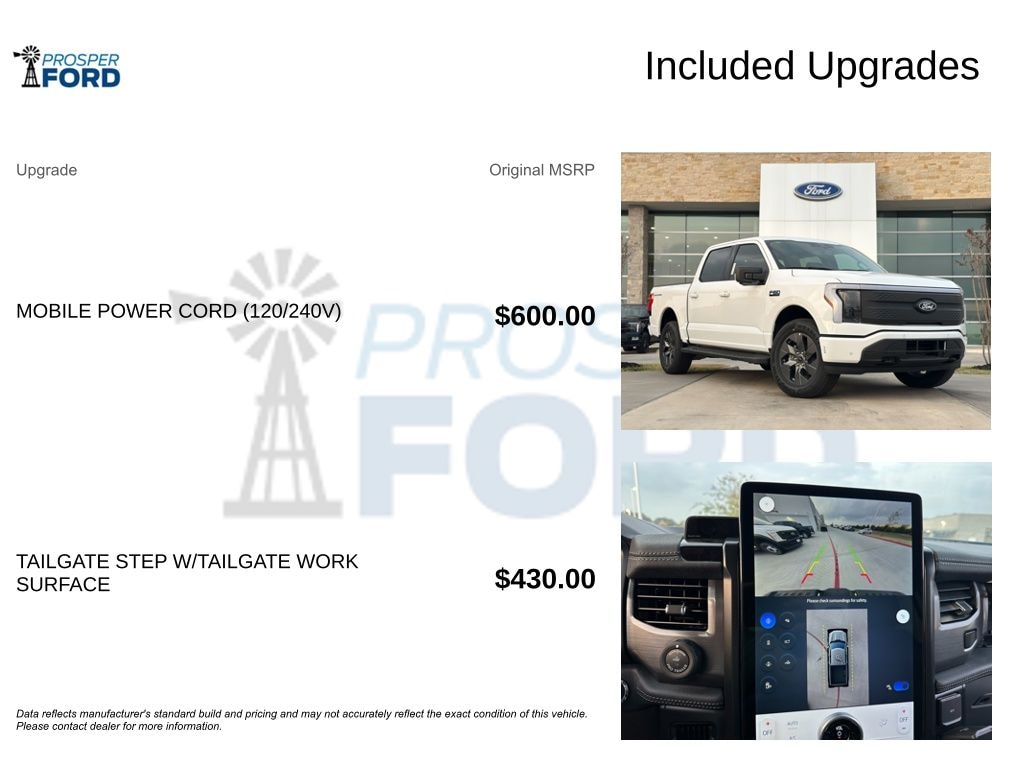 New 2025 Ford F-150 Lightning Flash Truck SuperCrew Cab