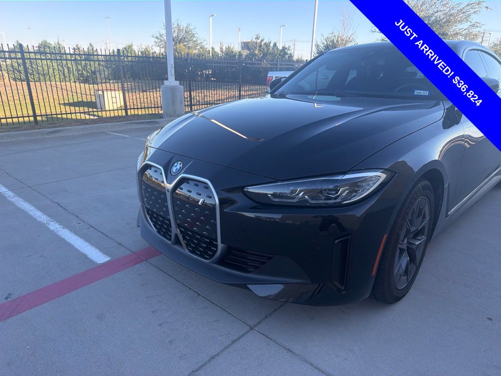 Black Sapphire Metallic 2024 BMW i4 Sedan Rear-Wheel Drive Automatic