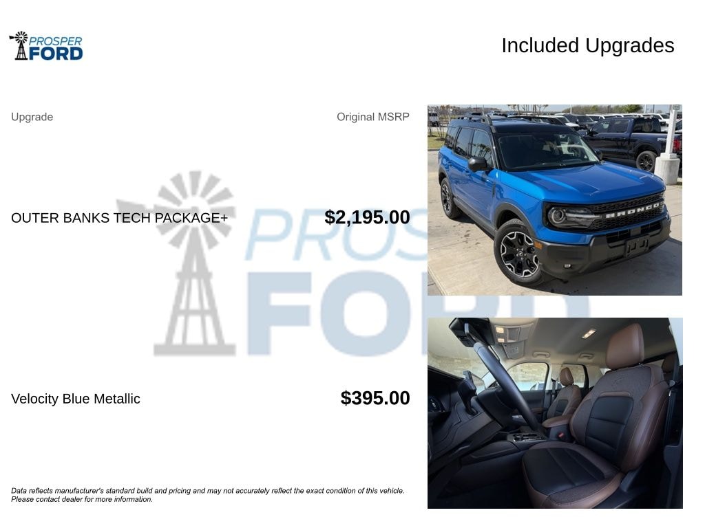 Certified 2025 Ford Bronco Sport Outer Banks SUV