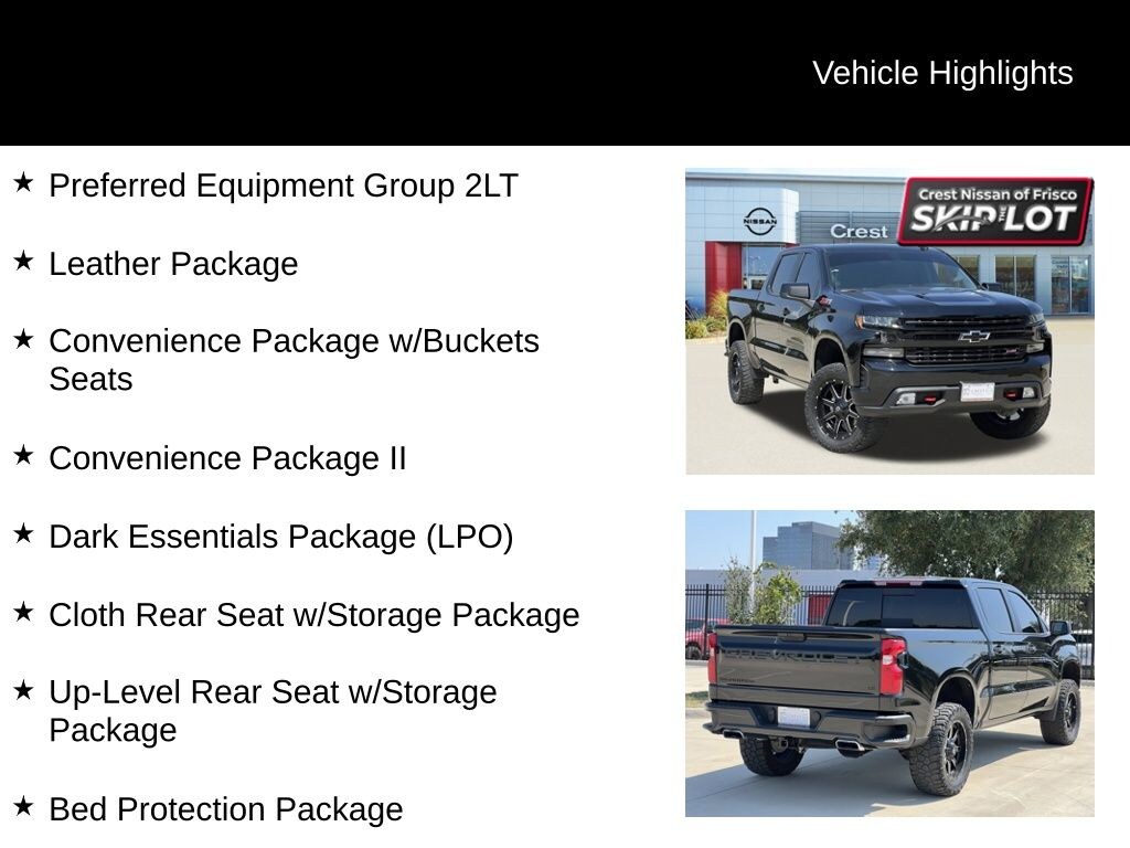 Used 2021 Chevrolet Silverado 1500 LT Trail Boss Truck Crew Cab