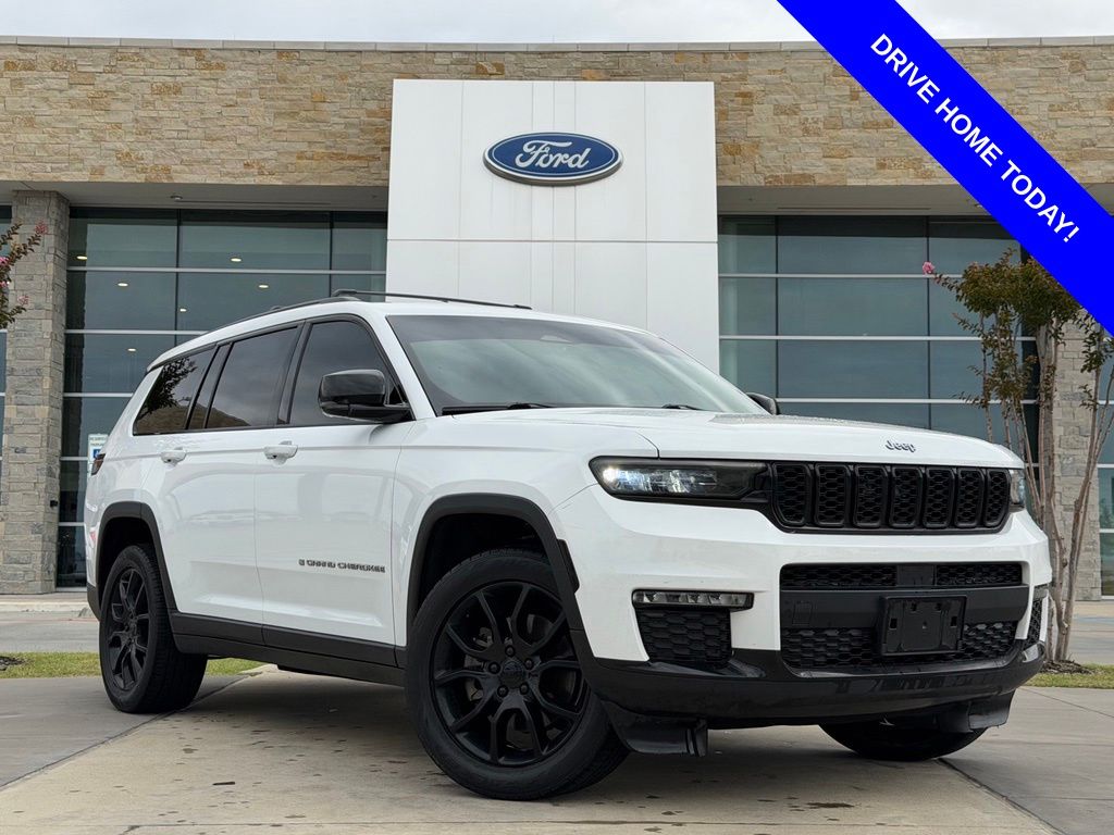 Bright White 2021 Jeep Grand Cherokee L Limited RWD SUV / Crossover 4X2 8-Speed Automatic