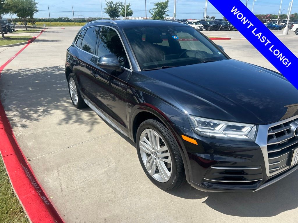 Used 2018 Audi Q5 Premium Plus with VIN WA1BNAFY3J2210198 for sale in Prosper, TX
