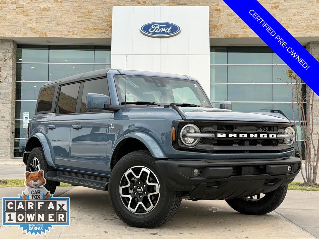 Blue (Azure Gray Metallic) 2025 Ford Bronco SUV / Crossover Four-Wheel Drive Automatic