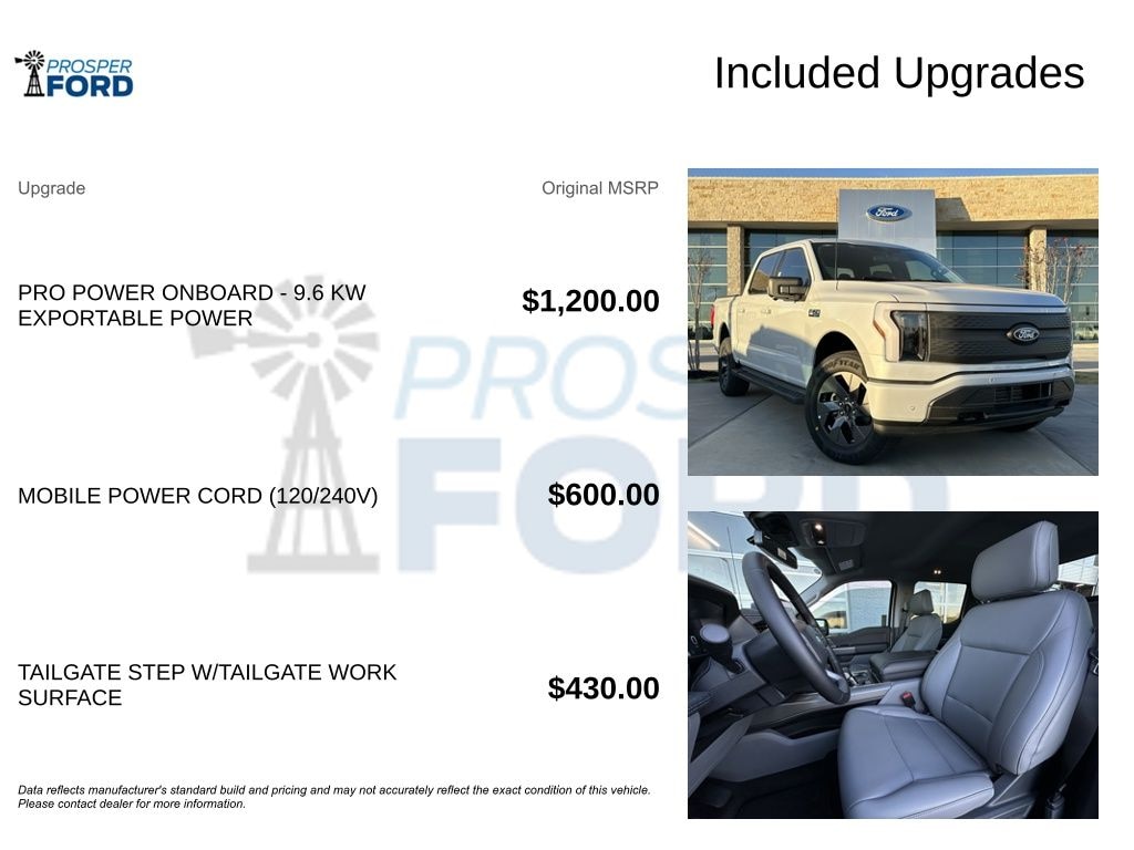 New 2025 Ford F-150 Lightning Flash Truck SuperCrew Cab