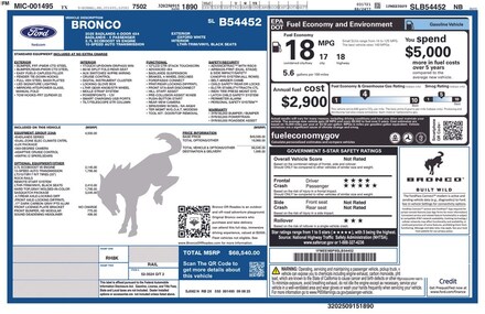 2025 Ford Bronco Badlands SUV