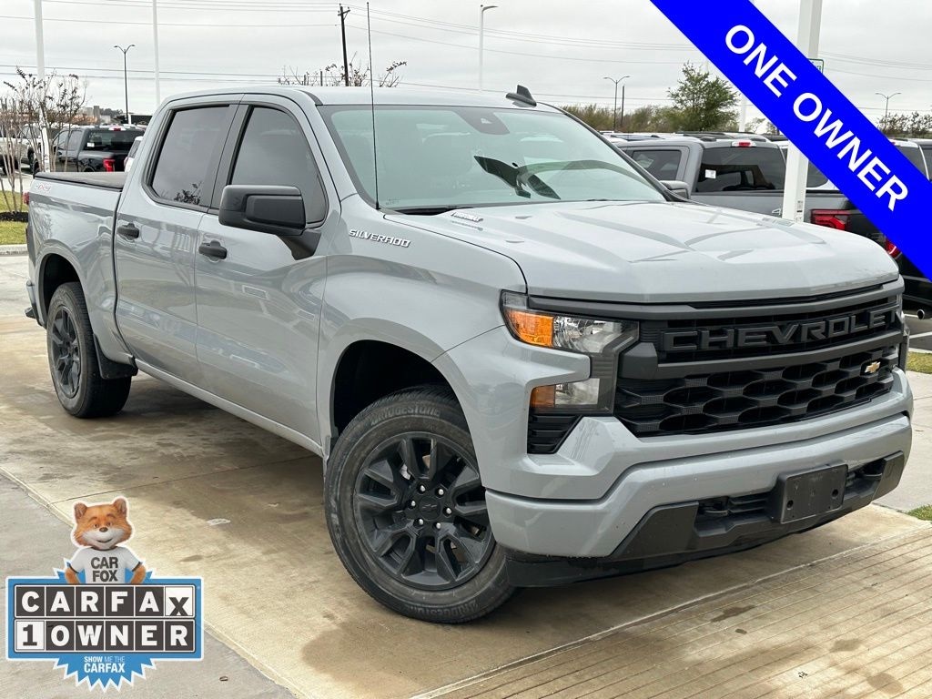 Used 2024 Chevrolet Silverado 1500 Custom Truck Crew Cab