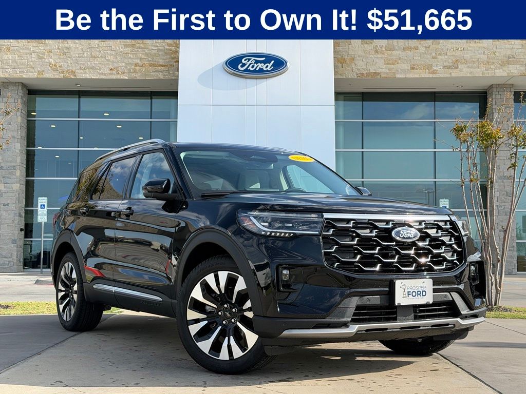New 2026 Ford Explorer Platinum
