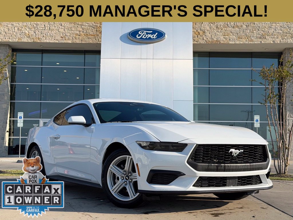 Oxford White 2026 Ford Mustang Coupe Rear-Wheel Drive Automatic