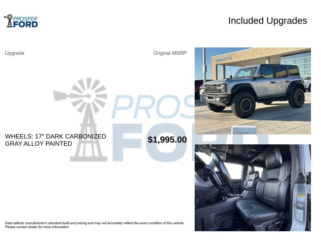 Certified 2023 Ford Bronco Raptor SUV