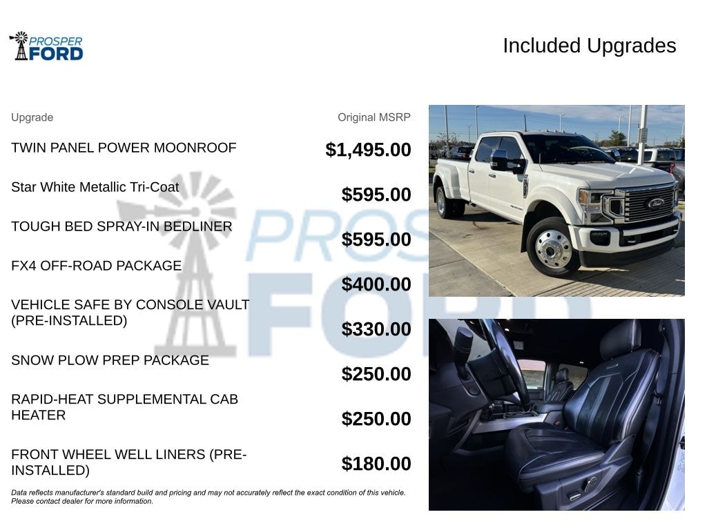 Used 2021 Ford F-450 Platinum Truck Crew Cab
