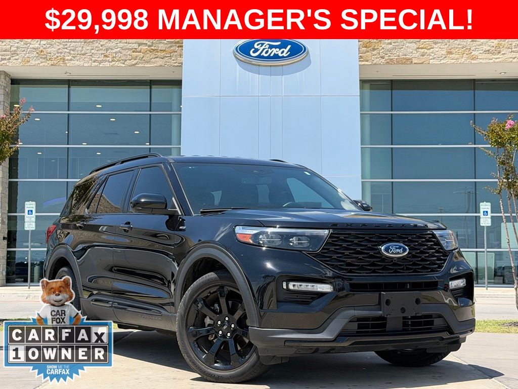 Agate Black 2023 Ford Explorer SUV / Crossover Rear-Wheel Drive Automatic