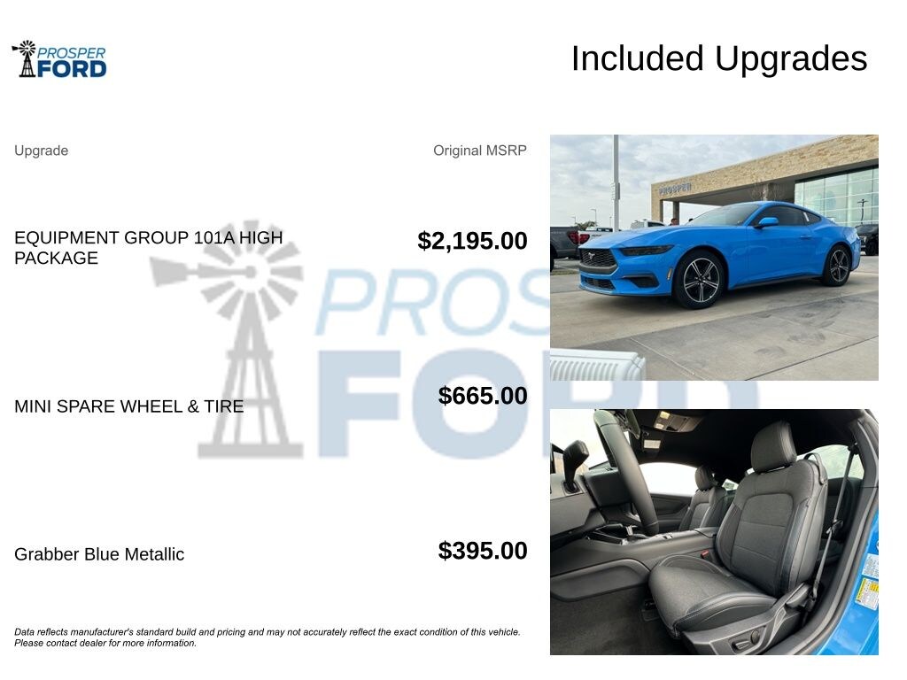 New 2025 Ford Mustang Ecoboost Fastback Coupe