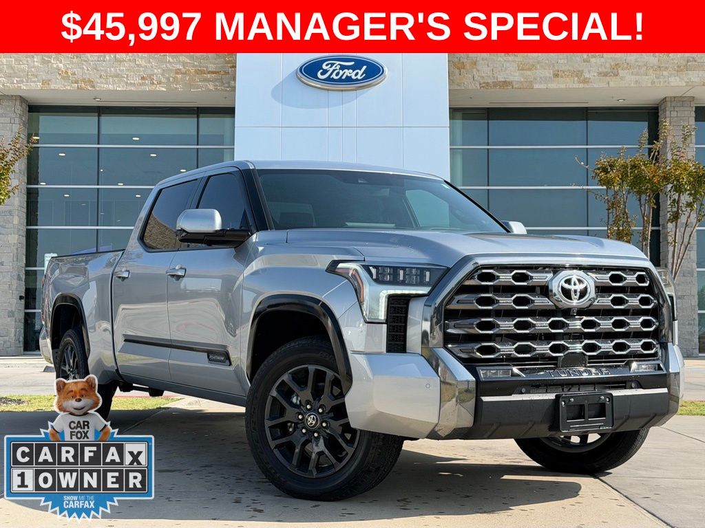 Celestial Silver 2023 Toyota Tundra Pickup Truck Four-Wheel Drive Automatic