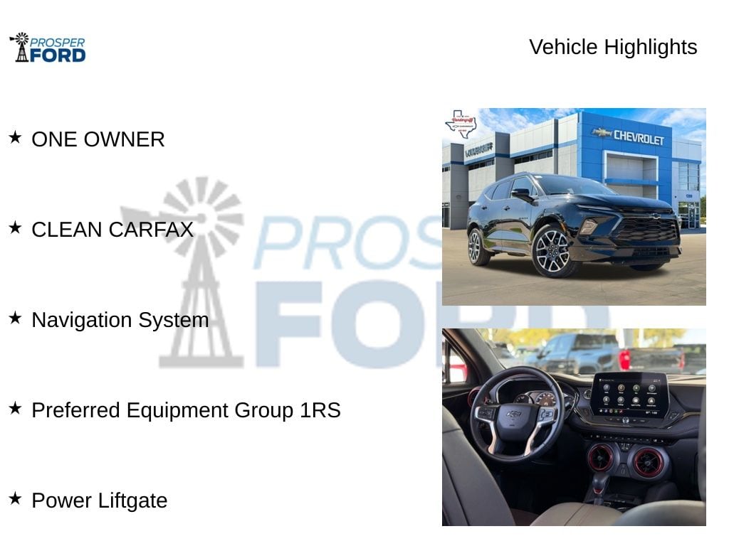 Used 2025 Chevrolet Blazer RS SUV