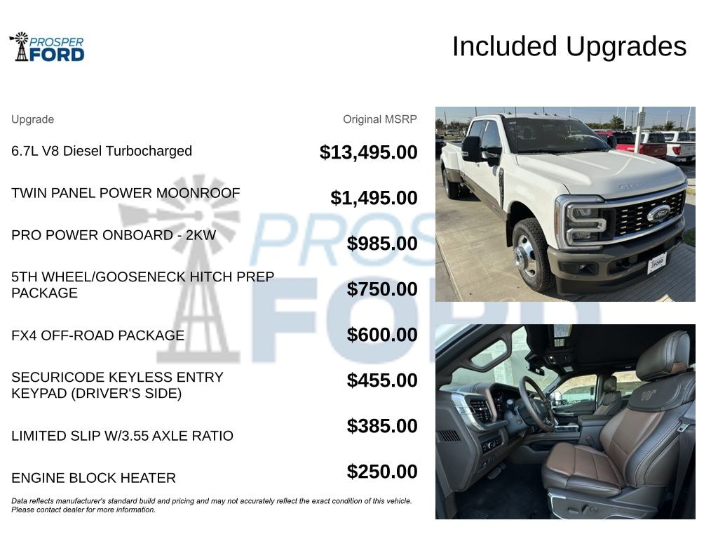 New 2026 Ford F-350 King Ranch Truck Crew Cab