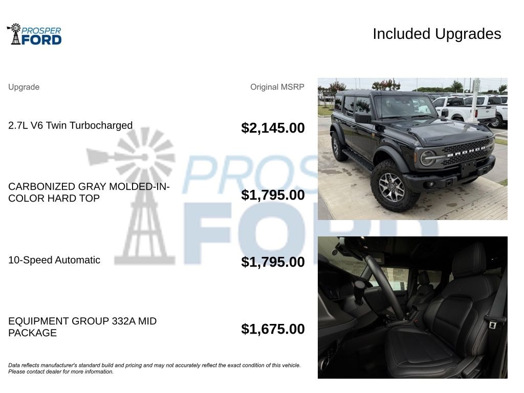 Certified 2025 Ford Bronco Badlands SUV