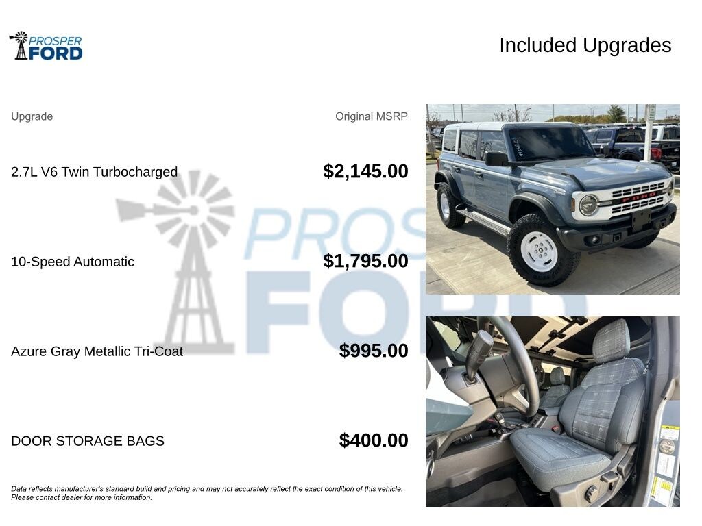 Certified 2025 Ford Bronco Heritage Edition SUV