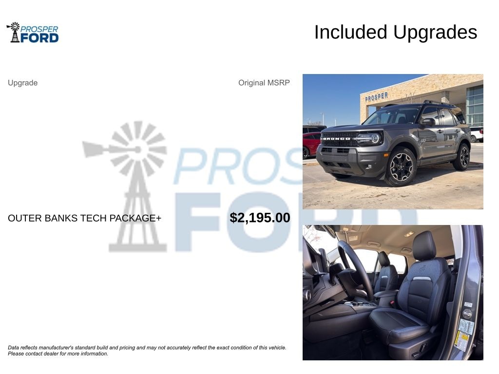 New 2025 Ford Bronco Sport Outer Banks SUV