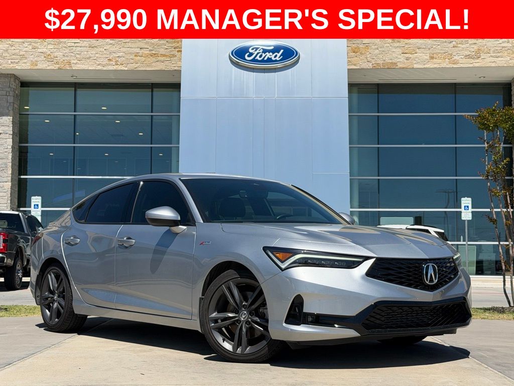 Liquid Carbon Metallic 2025 Acura Integra FWD with A-SPEC Package Sedan Front-Wheel Drive Continuously Variable Transmission
