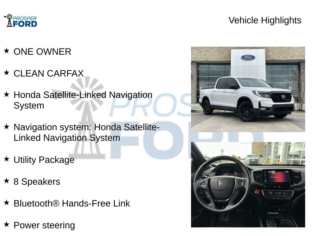 Used 2023 Honda Ridgeline Black Edition Truck Crew Cab