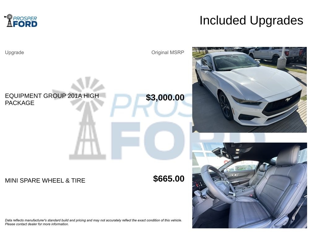 New 2025 Ford Mustang Ecoboost Premium Fastback Coupe