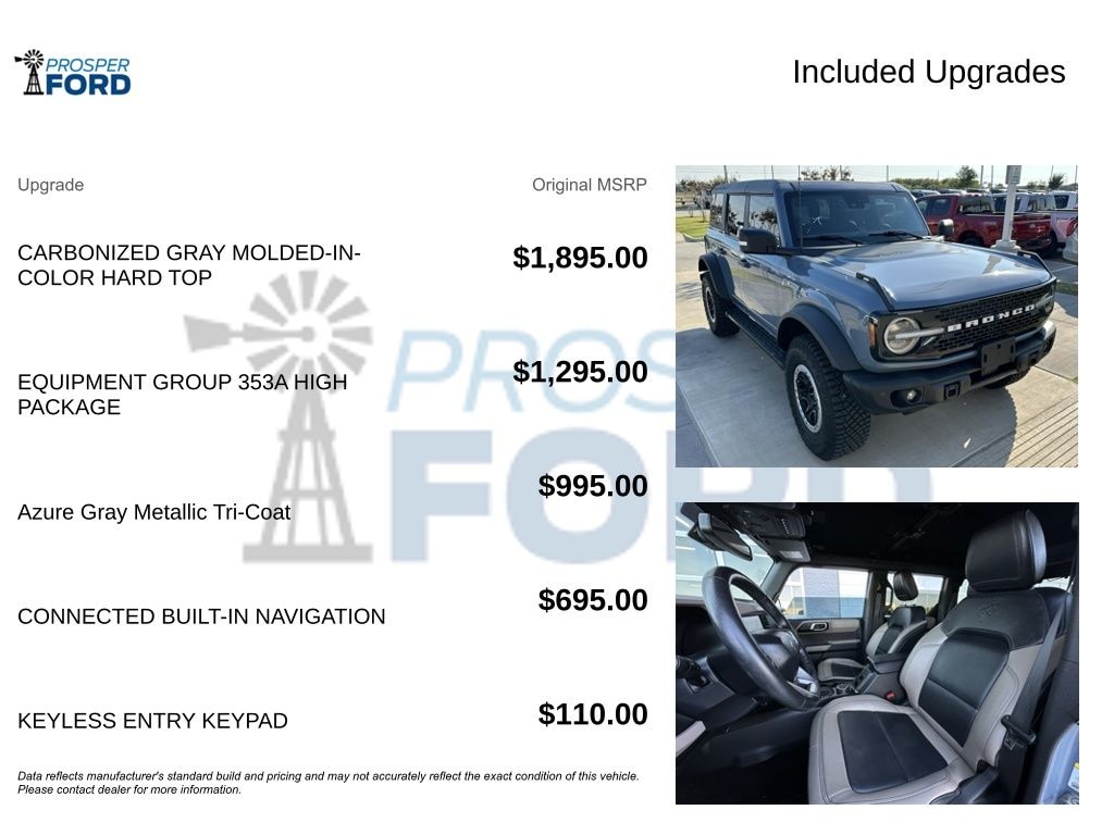 Certified 2023 Ford Bronco Wildtrak SUV