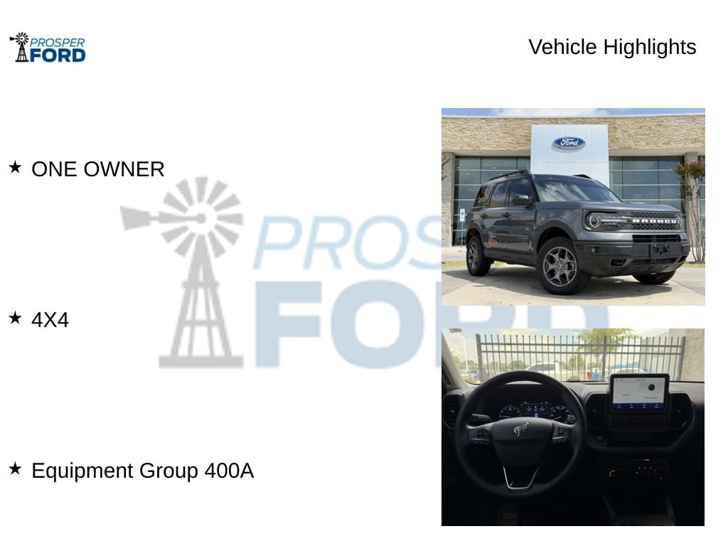 Used 2024 Ford Bronco Sport Badlands SUV