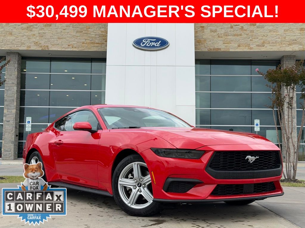 Race Red 2026 Ford Mustang Coupe Rear-Wheel Drive Automatic