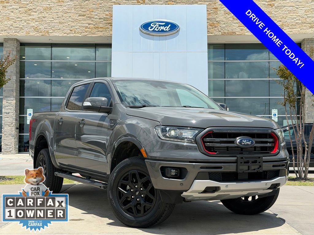 Gray 2023 Ford Ranger Pickup Truck Four-Wheel Drive Automatic